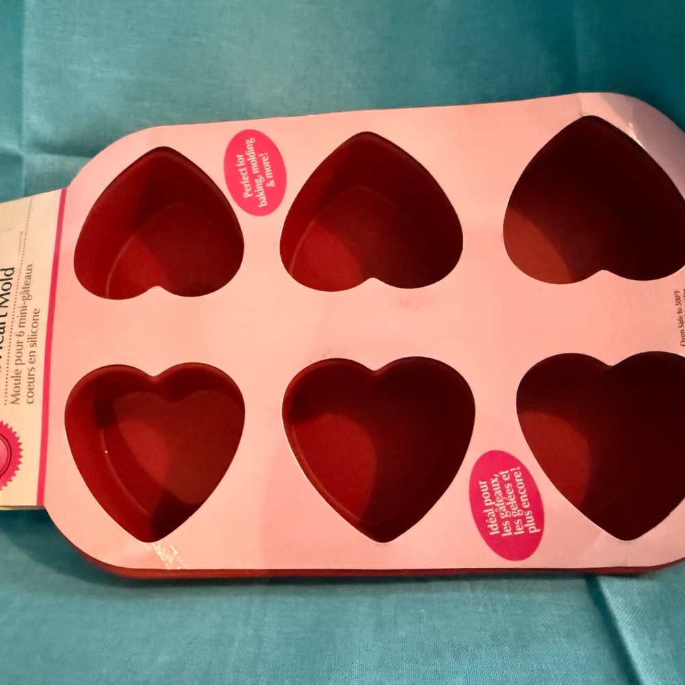 Red Heart Silicone Mold